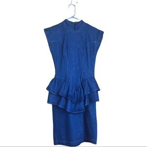 Hollywood Blvd bluejean sleeveless dress. Size S.